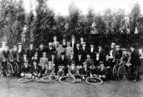 1899 Chesterfield Cycling Club - Saltergate.  Soon after the club formed